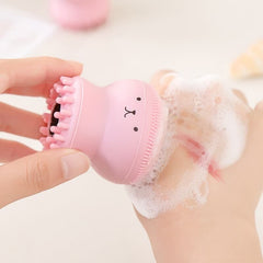 Face Cleansing Brush Silicone Mini Octopus