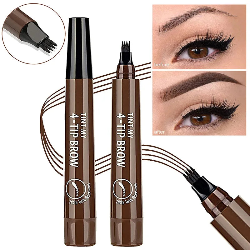 Point Eyebrow Pencil Waterproof Liquid Long Lasting