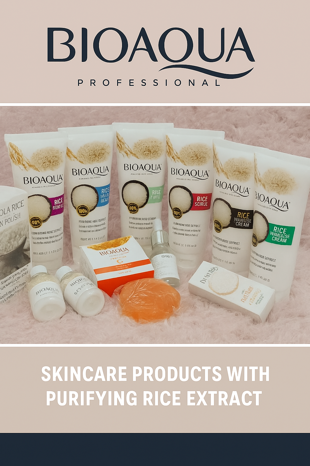 BIOAQUA Professional Skincare Collection – Purifying Rice Extract Series