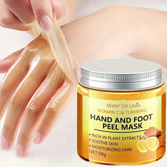 turmeric + vitamin c hand mask lifting