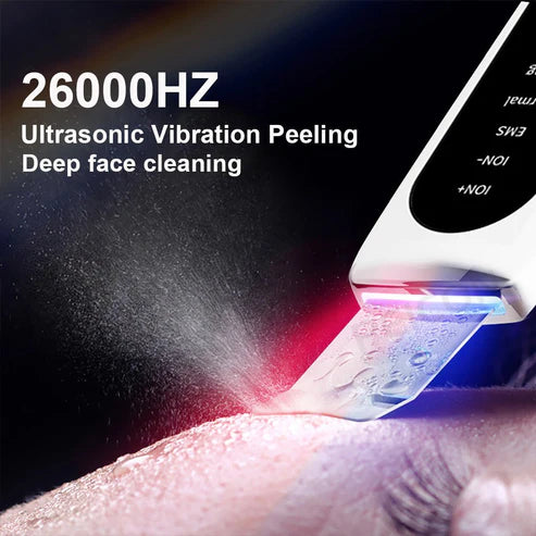 Ultrasonic Skin Scrubber – Deep Pore Cleansing & Blackhead Remover Device